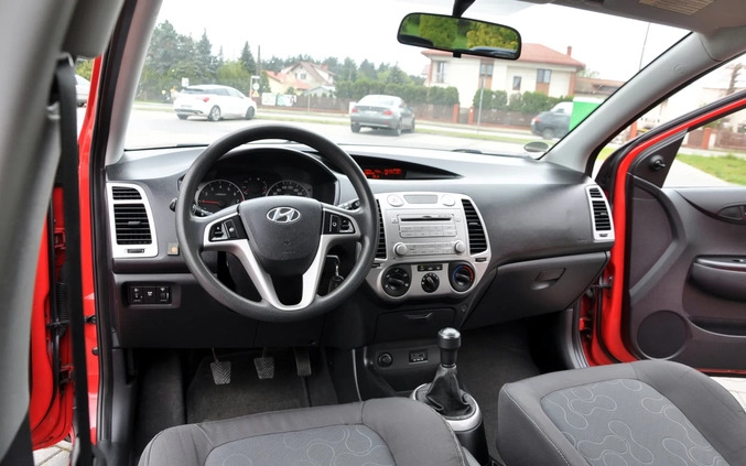 Hyundai i20 cena 15900 przebieg: 220000, rok produkcji 2011 z Ryglice małe 781